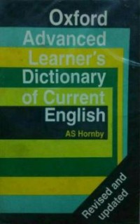 Oxford advanced learner's dictionary of current english