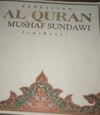 Penulisan al quran mushaf sundawi Jawa Barat