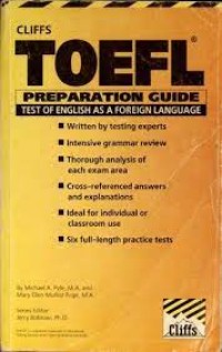 Tes of english as a foreign language : preparation guide