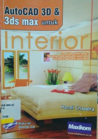 Autocad 3d dan 3ds max untuk interior