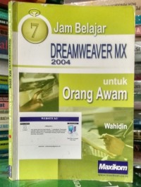 7 jam belajar dereamweaver mx 2004 untuk orang awam