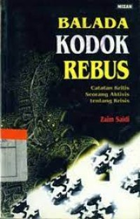 Balada kodok rebus : catatan kritis seorang aktivis tentang krisis