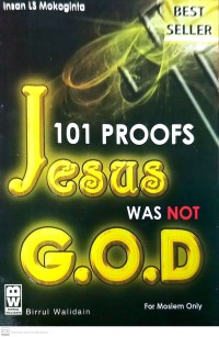 101 Proofs Jesus is not God