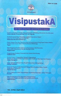 Visipustaka Vol. 16 No. 1 April 2014