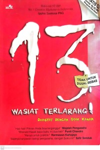 13 Wasiat Terlarang : dahsyat dengan otak kanan