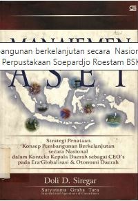 Manajemen aset : strategi penataan konsep pembangunan berkelanjutan secara nasional dalam konteks kepala daerah sebagai CEO's pada era globalisasi dan otonomi daerah