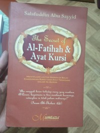The secret of al-fatihah dan ayat kursi