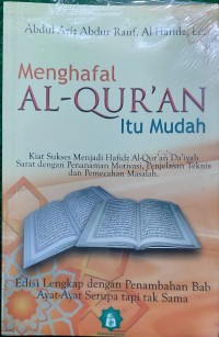 Menghafal Al-Qur'an Itu Mudah