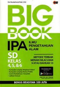 Big Book IPA SD Kelas 4,5, & 6