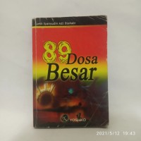 89 Dosa Besar