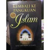 Kembali ke pangkuan islam
