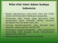 Islam dalam Budaya Indonesia