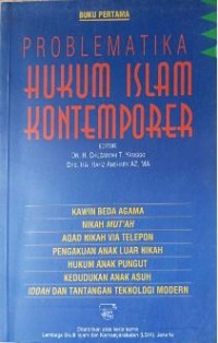 Problematika hukum islam kontemporer